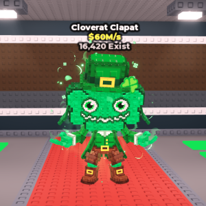 クローバラット・クラパット(Cloverat Clapat)は平均55回挑戦の激レア?レア度・価値まとめ【Steal a Brainrot】