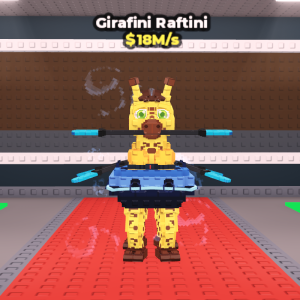 ジラフィーニ・ラフティーニ(Girafini Raftini)はLa Summer Grandeを支えた素材?レア度・価値まとめ【Steal a Brainrot】