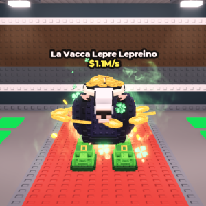 ラバッカの聖パトリック版リスキン「La Vacca Lepre Lepreino」はLeprechaun Lucky Block産のSecret?レア度・価値まとめ【Steal a Brainrot】