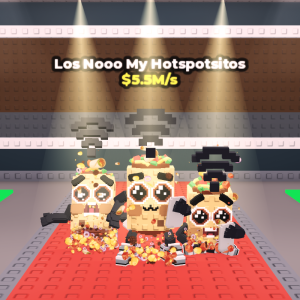 3体の赤ちゃん版Nooo My Hotspot「Los Nooo My Hotspotsitos(ロス・ヌー・マイ・ホットスポットシトス)」はTaco Lucky Block産の3%レア？レア度・価値まとめ【Steal a Brainrot】