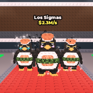 Los Traders最も交換しやすいキャラ「Los Sigmas(ロス・シグマス)」はSigma Boyの赤ちゃん版Secret?レア度・価値まとめ【Steal a Brainrot】
