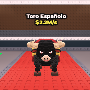 Spain Eventからほぼ確実に入手できた「Toro Españolo(トロ・エスパニョーロ)」はスペイン国旗を背負う黒牛Secret?レア度・価値まとめ【Steal a Brainrot】