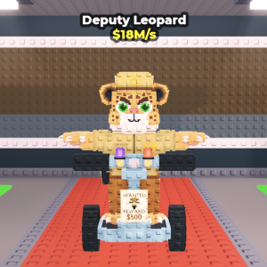 セグウェイに乗る初のヒョウ「Deputy Leopard(デピュティ・レオパード)」はOG Craft産のSecret？レア度・価値まとめ【Steal a Brainrot】