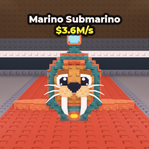 海と潜水艦がモチーフの「Marino Submarino(マリーノ・スブマリーノ)」はJump for Eggs LTM産のSecret?レア度・価値まとめ【Steal a Brainrot】