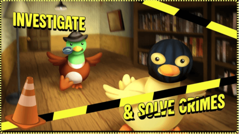 โค้ด Detective Duck ล่าสุด (มิถุนายน 2026) – แจกเหรียญ Quacks ซื้อสกินนักสืบเป็ดสุดน่ารักฟรี! 🦆