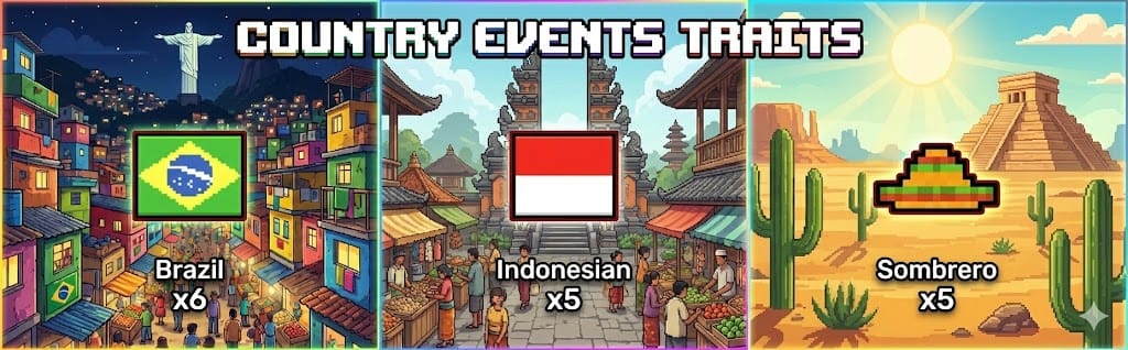 国別イベント限定の特性 (Country Events Traits)