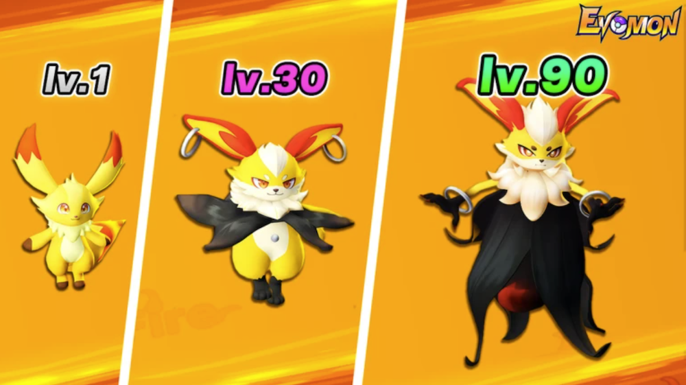 Evomon レベル進化の比較
