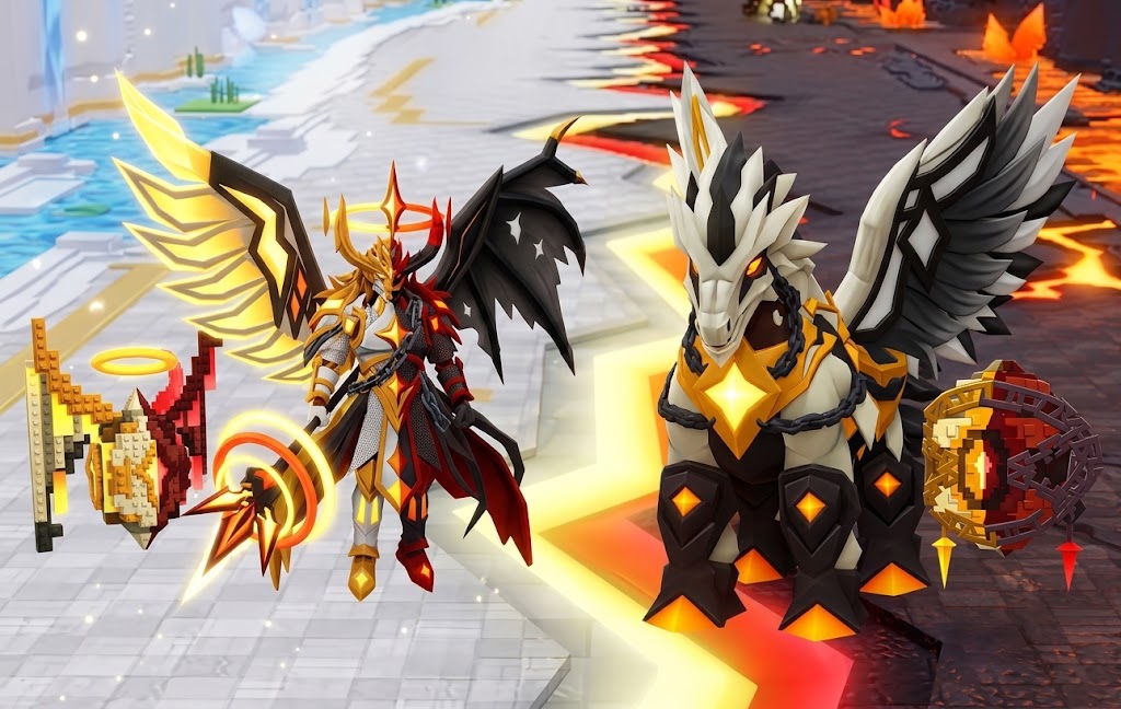 天使と悪魔の融合フュージョンペット（Equinox・Aetheron）